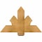Ekena Millwork Redmond Rough Sawn Timber Gable Bracket, Western Red Cedar, 36"W x 23"H x 6"D x 6"F, 15/12 Pitch GBW036X23X0606RED00RWR - alternate 1